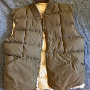 Eddie Bauer Goose Down Reversible Vest